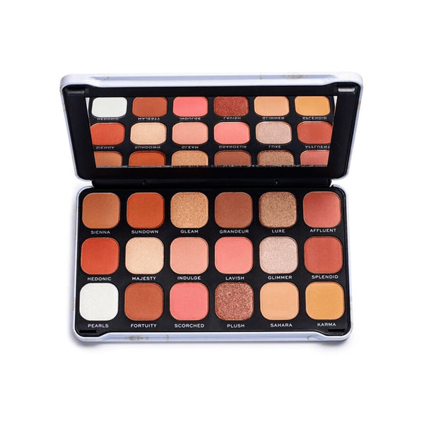 Revolution Forever Flawless Decadent Eyeshadow Palette, 18 Matte & Shimmer Shades