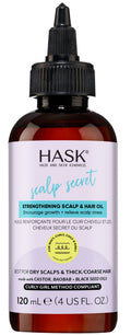 Hask Texture Solutions Hair Oil, Strengthening Castor & Black Seed Oils, 120 ml