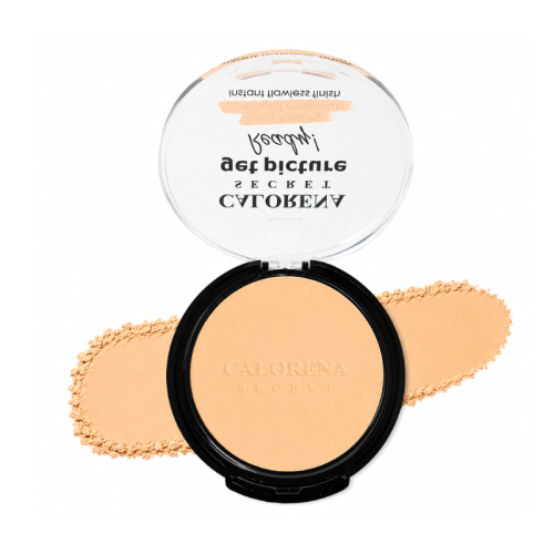Calorena Secret Get Picture Ready Compact Powder 04 Natural Coverage Shine Control