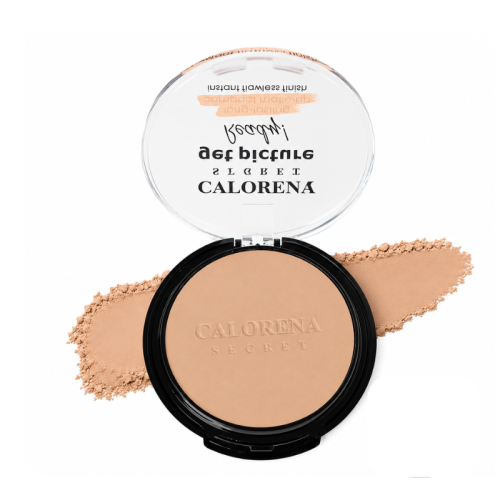 Calorena Secret Get Picture Ready Compact Powder Lightweight Shine Control Shade 06