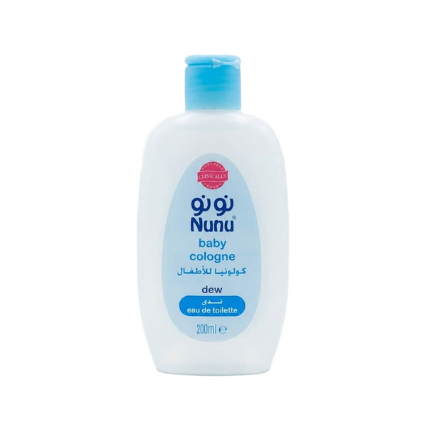 Nunu Baby Cologne with Dew Scent, Gentle 200ml Spray