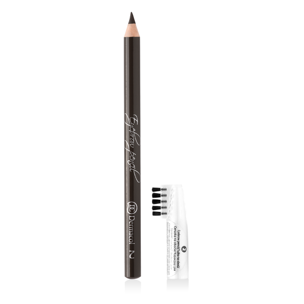 Dermacol Eyebrow Pencil 02 Soft Pencil with Application Brush and Vitamin E