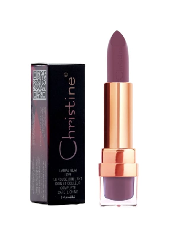 Christine Matte Lipstick Matte Finish Vitamin E Shea Butter Berry Shade 56 CH-020