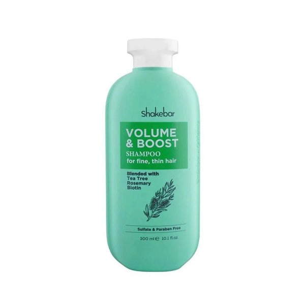 Shakebar Volume & Boost Sulfate-Free Shampoo Tea Tree Rosemary Biotin 300 ml