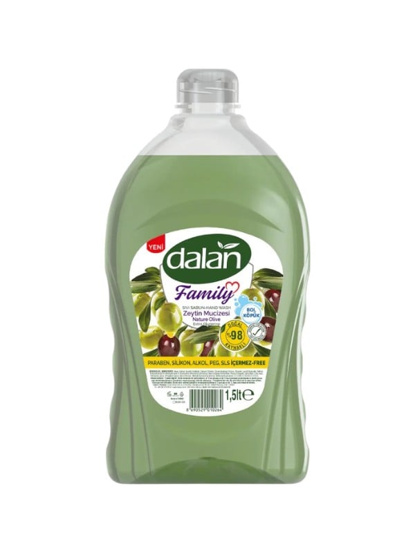 Dalan Olive Liquid Hand Soap with Glycerin, 1.5 L