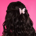 You Are The Princess Barbie Pink Tortoiseshell Butterfly Hair Clip, 5.4 x 4.2 cm, 1 Pc