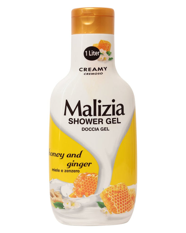 Malizia Shower Gel Honey and Ginger Liquid Body Wash