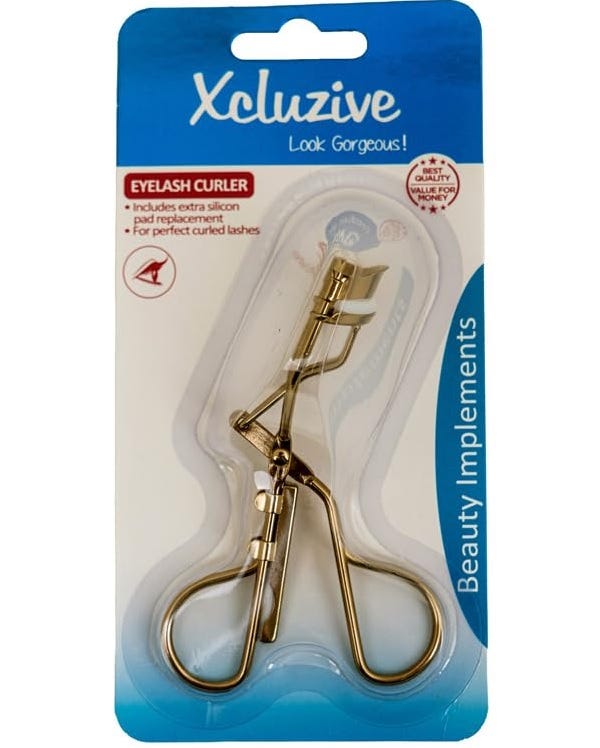 Xcluzive Eyelash Curler with Spare Silicone Pad, 1 Piece