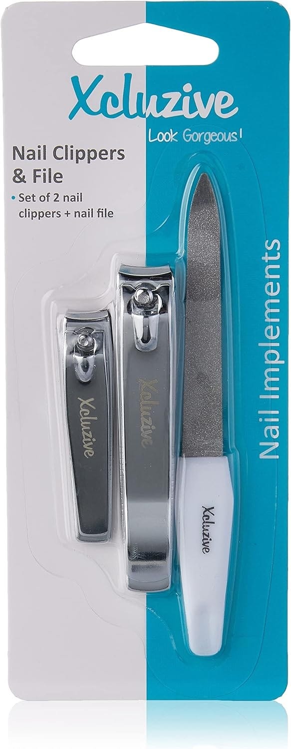 Xcluzive Nail Clippers Set with Nail File