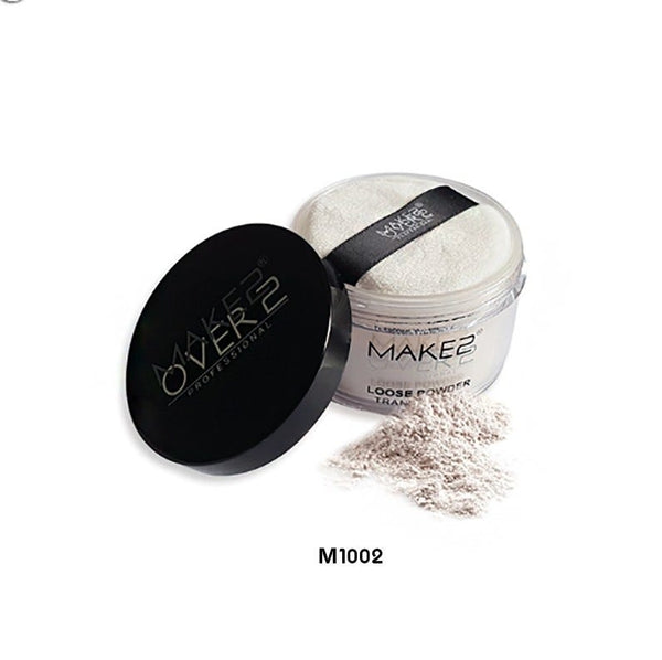 Makeover22 Loose Setting Powder M1002 Translucent Matte Finish with Sponge