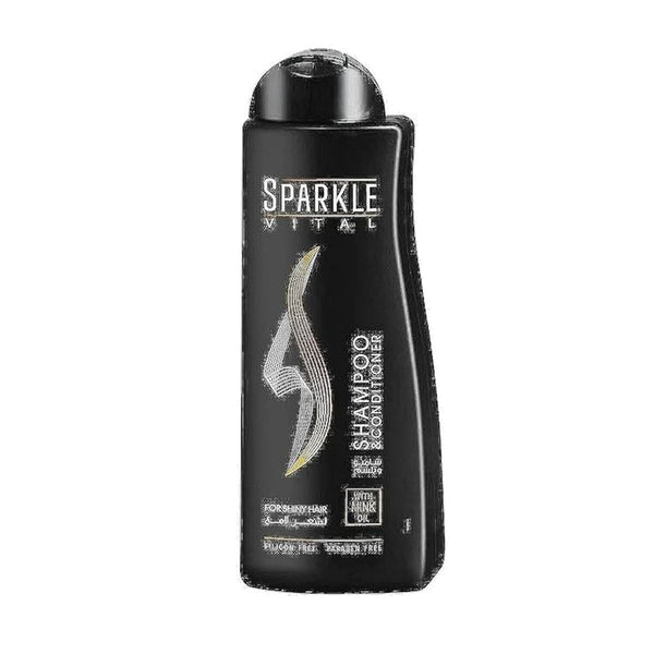 Sparkle Vital Forr Shiny Hair Shampoo & Conditioner Lanolin Oil 350 ml