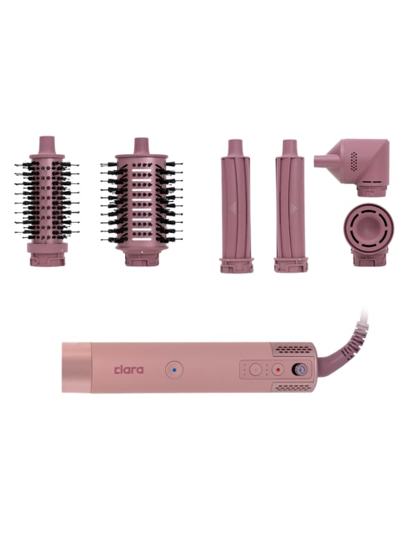Clara Multi-Use Hair Dryer Candy C041 1500W Ionic Styler with 6 Attachments
