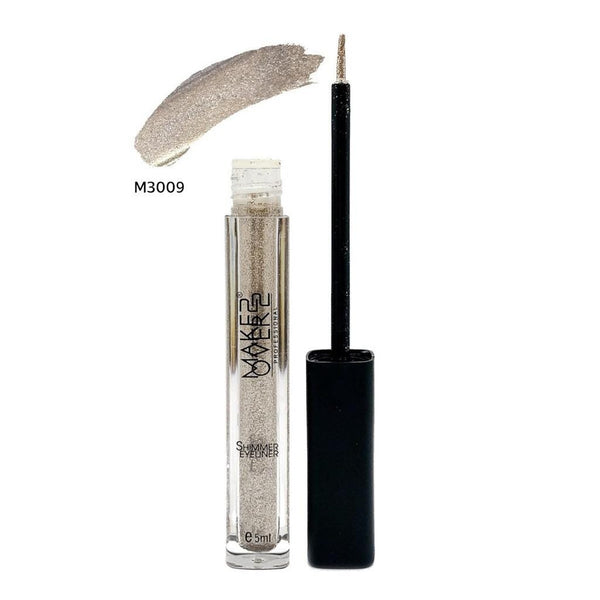 Makeover22 Shimmer Eyeliner M3009 Liquid Precision Brush High-Pigment Finish