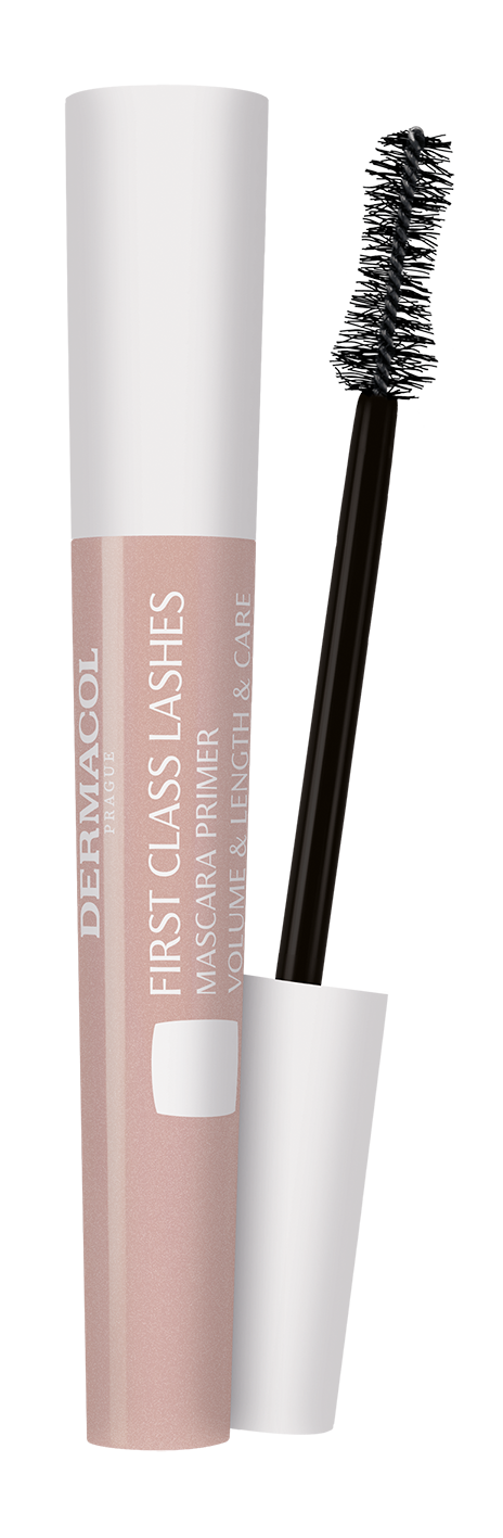 Dermacol First Class Lashes Mascara Primer Cream Peptide-Enriched Beige