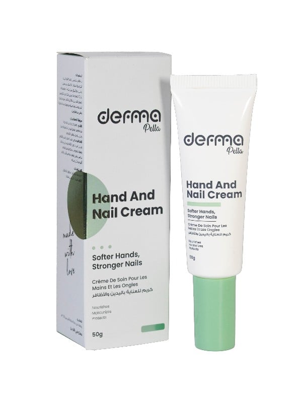 Derma Pella Hand and Nail Cream Moisturizing Natural Oils Double Pack 50 g + 50 g