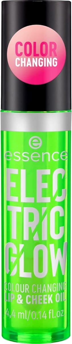 Essence Electric Glow Colour Changing Lip & Cheek Oil, Clear