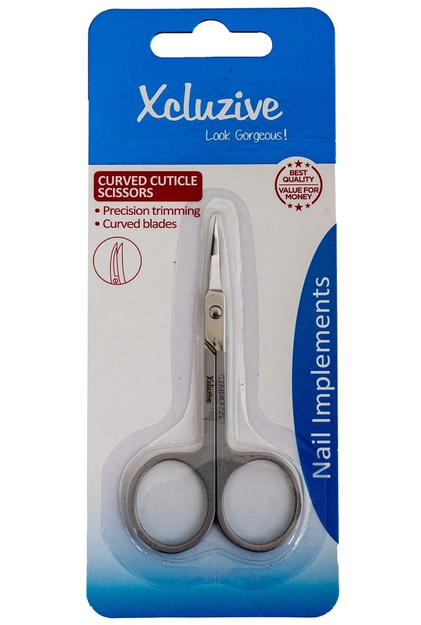 Xcluzive Cuticle Scissors Curved Extra-Fine, 1 Piece