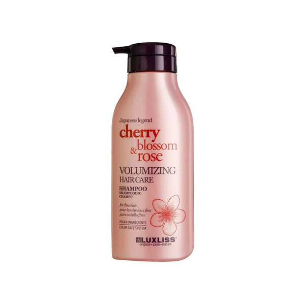 Luxliss Volumizing Hair Shampoo Cherry Blossom & Rose Extracts 500 ml
