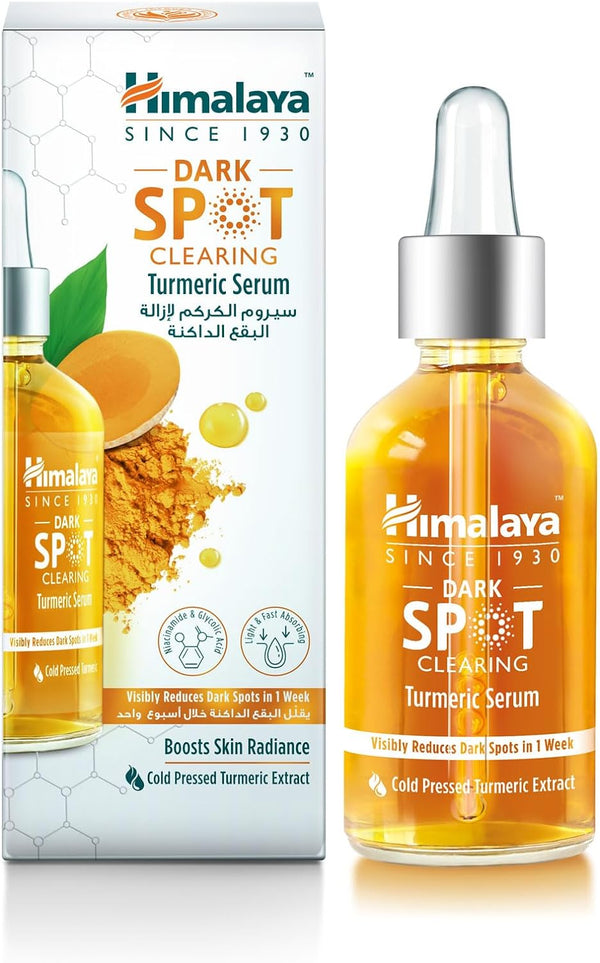 Himalaya Dark Spot Clearing Turmeric Serum 10% Glycolic Acid 2% Niacinamide 30ml