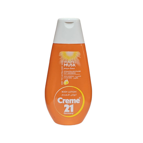 Cream 21 Body Lotion Musk Fragrance Vitamin E Aloe Vera 250ml