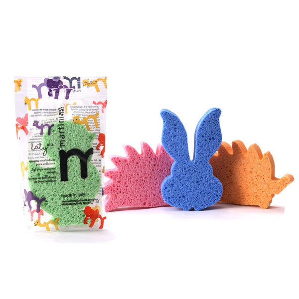 Martini Soft Cellulose Animal Bath Sponge Assorted Shapes