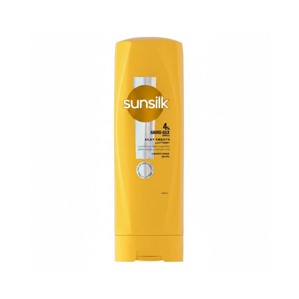 Sunsilk Silky Smooth Hair Conditioner with Silk Proteins and Argan Oil, 340 ml
