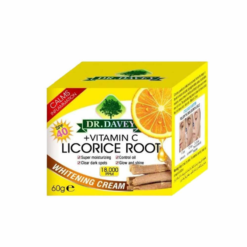 Dr. Davey Brightening Face Cream Licorice Extract Vitamin C 60 g