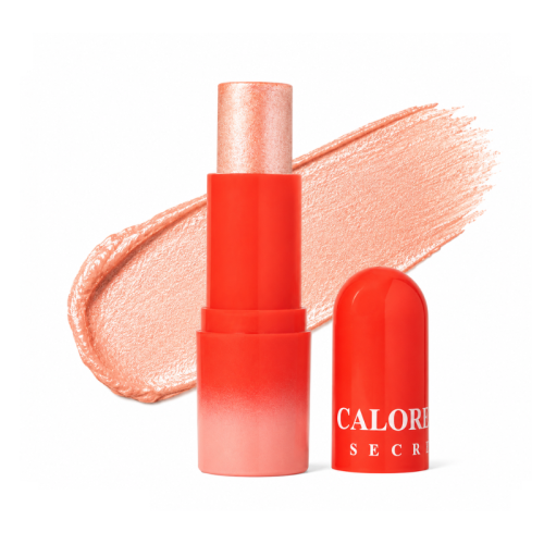 Calorena Secret Highlight Stick Creamy Radiance Finish Sunset Blush 08
