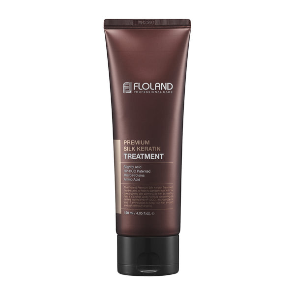 FLOLAND Premium Keratin Treatment for Damaged Hair, Slightly Acidic, 120 ml