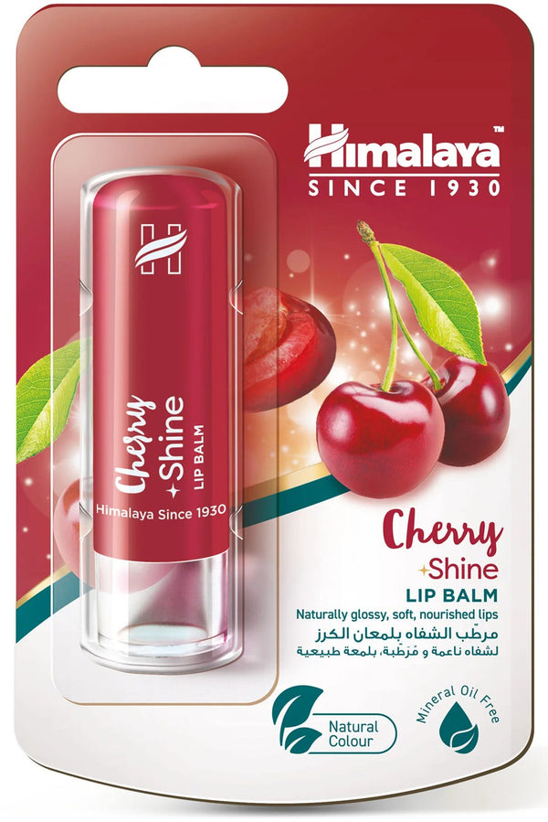 Himalaya Cherry Shine Lip Balm Sweet Cherry Oil Vitamin E 4.5g