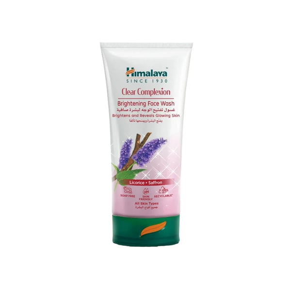 Himalaya Clear Complexion Face Wash, Brightening Saffron and Licorice, 150 ml