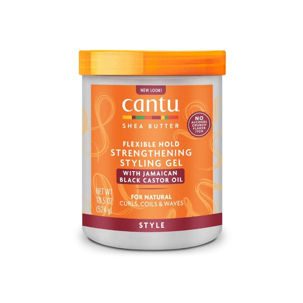 Cantu Maximum Hold Styling Gel Jamaican Black Castor Oil Shea Butter 524g
