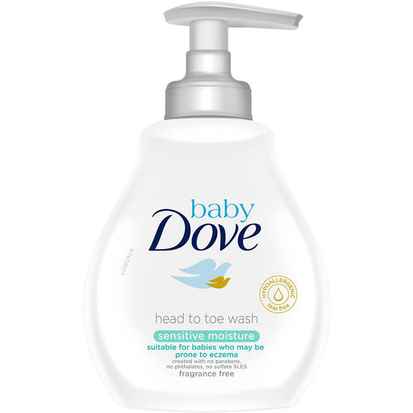 Dove Baby Head-To-Toe Wash Sensitive Moisture pH-Neutral Formula 200ml