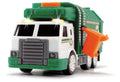 Dickie Recycling Truck Battery-Powered Toy Vehicle, Green and White, 15 cm