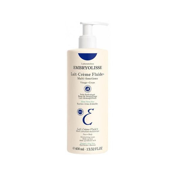 Embryolisse Lait-Creme Fluide Light Moisturizer Aloe Vera Shea Butter Beeswax 400 ml
