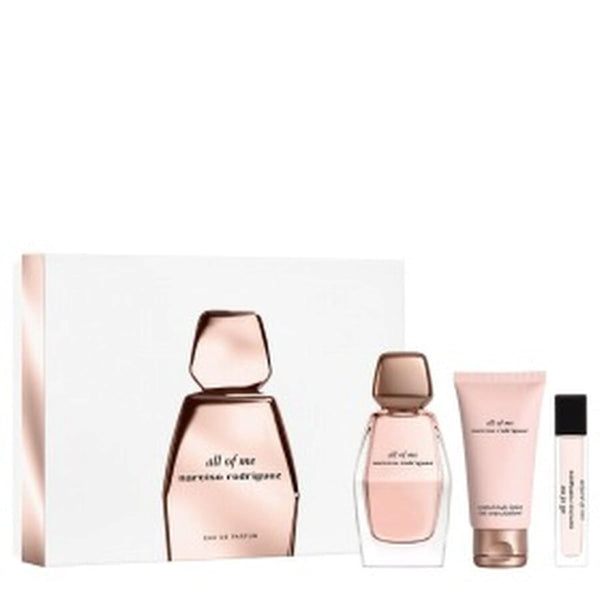 Narciso Rodriguez All Of Me Eau de Parfum Gift Set Floral Woody Musk 90ml + 10ml + Body Lotion 50ml