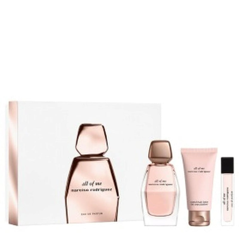 Narciso Rodriguez All Of Me Eau de Parfum Gift Set Floral Woody Musk 90ml + 10ml + Body Lotion 50ml