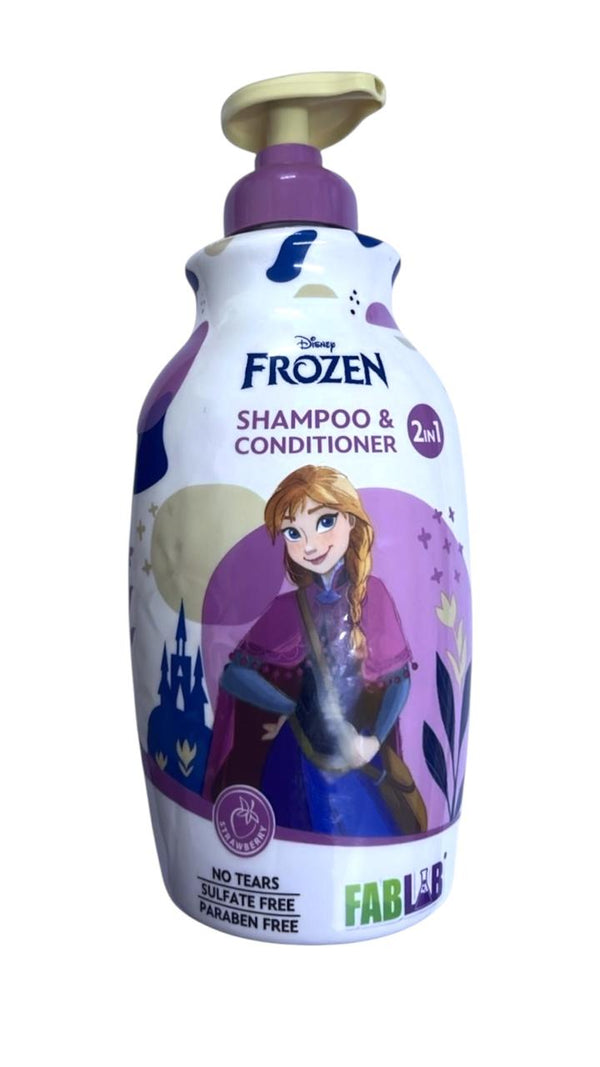 Fablab Frozen 2-in-1 Shampoo & Conditioner Gentle Paraben-Free Sulfate-Free 500ml
