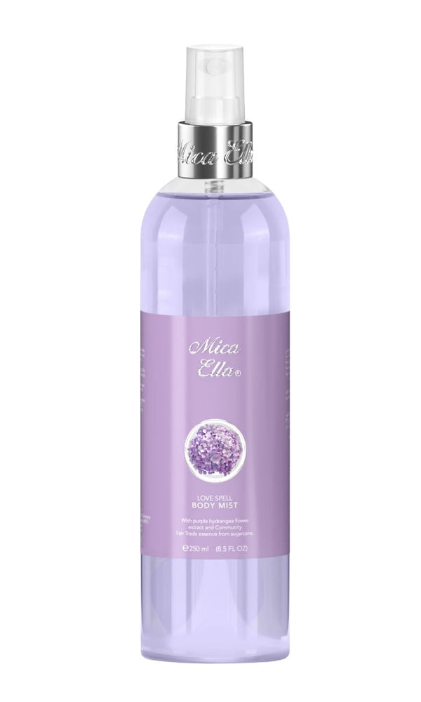 Mica Ella Love Spell Body Mist Fresh Fragrance Moisturizing Formula