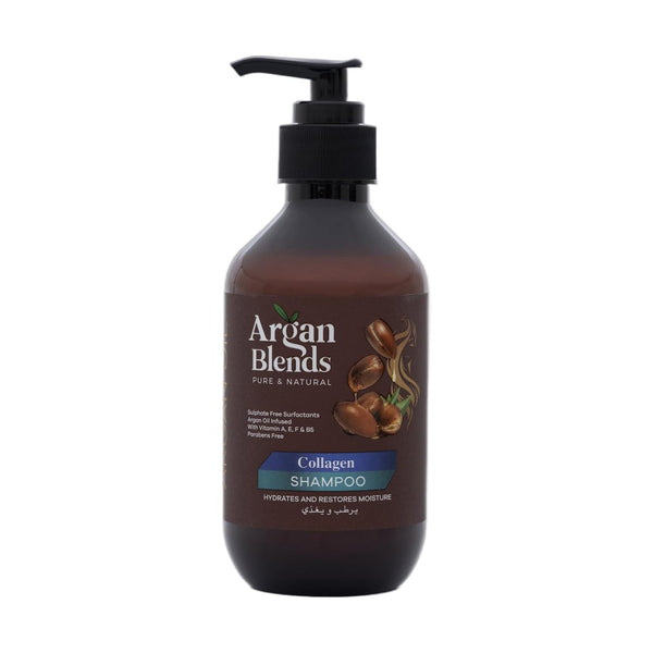 Argan Blends Collagen Shampoo with Argan Oil, 300 ml