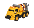 Dickie Concrete Mixer Toy Vehicle with Rotating Drum, Light and Sound Effects, 16 cm