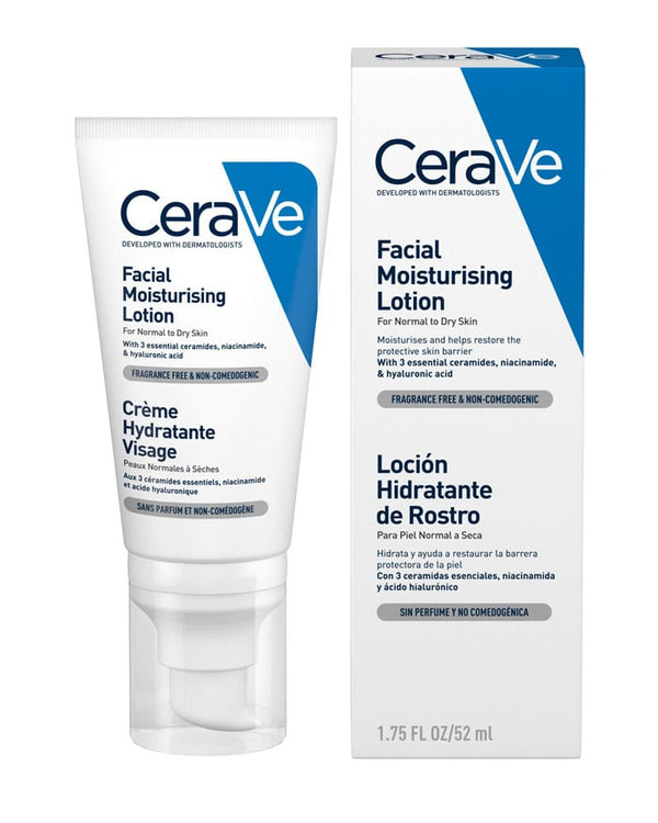 CeraVe PM Facial Moisturizing Lotion Fragrance-Free Lightweight Night Moisturizer