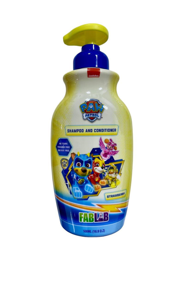 Fablab Paw Patrol Shampoo & Conditioner 2-in-1 Kids Hair Care Paraben-Free Sulfate-Free 500ml