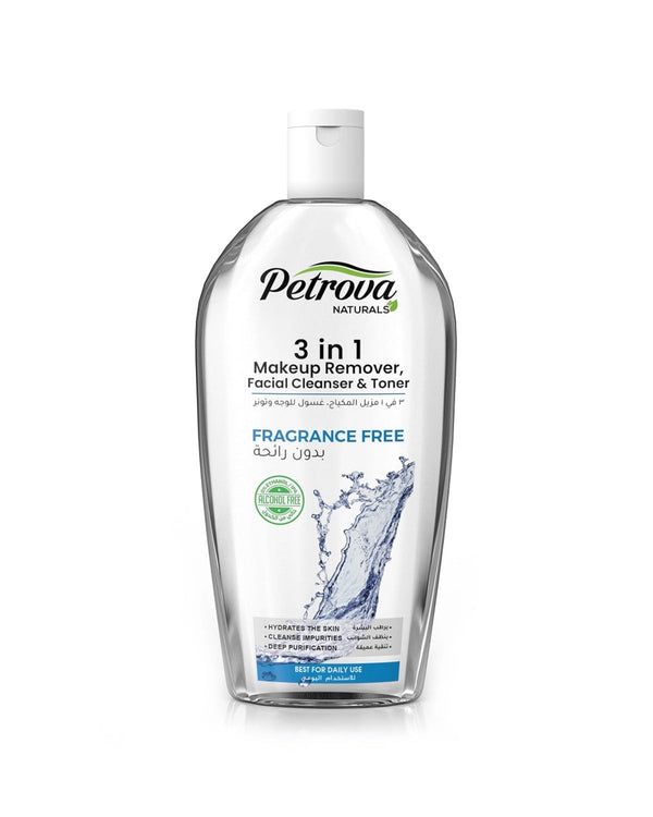 PETROVA 3-in-1 Cleanser Toner Fragrance-Free Facial Cleanser 400ml