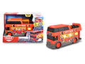 Dickie Toys City Bus Sightseeing Toy Vehicle, Freewheel Design, 15 cm