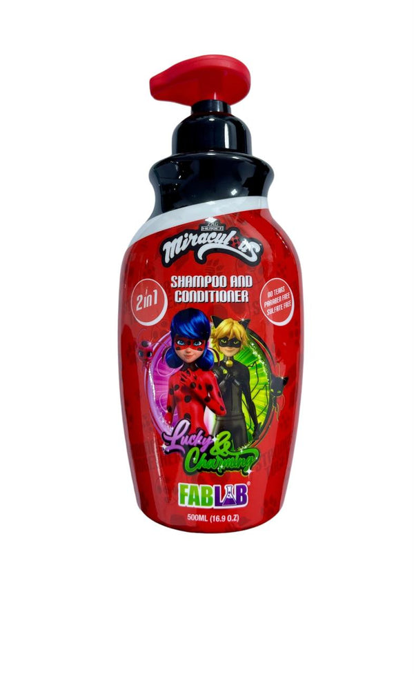 Fablab Miraculous Shampoo & Conditioner 2-in-1 Gentle Formula 500ml