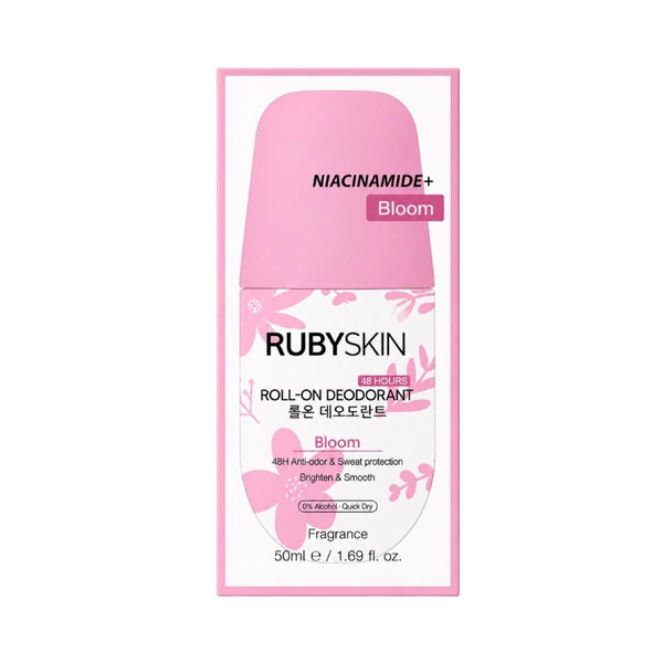Ruby Skin Bloom Niacinamide Deodorant Roll-On Fresh Scent 50ml