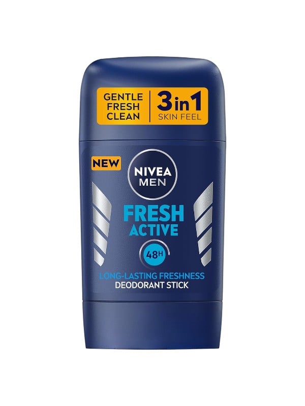 NIVEA Fresh Active Deodorant Stick, Ocean Extracts, 50 ml