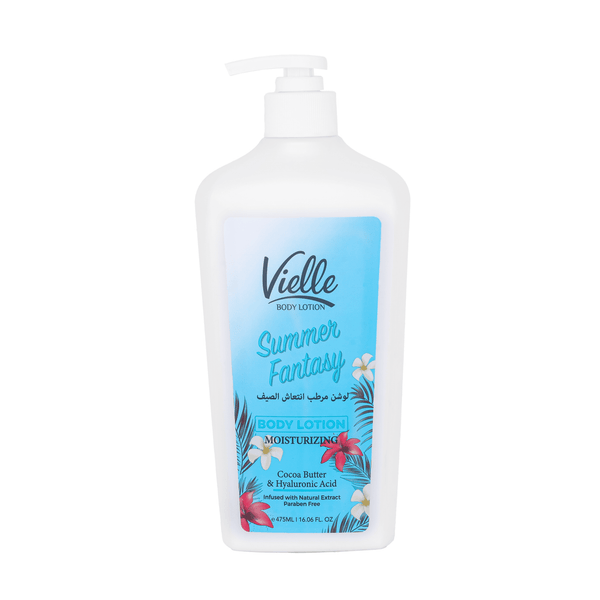 Vielle Body Lotion Summer Fantasy Lightweight Hydrating Cocoa Butter & Hyaluronic Acid 475ml