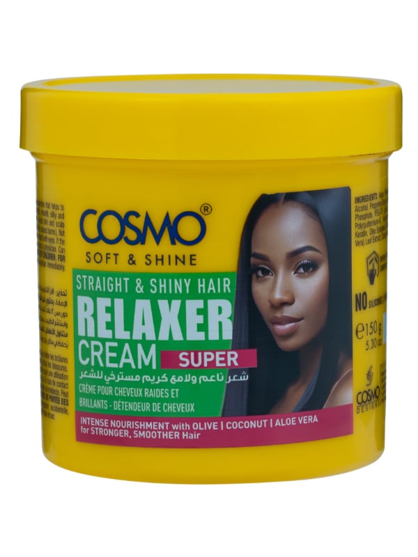 Cosmo Super Hair Straightening Cream with Olive, Aloe Vera & Coconut Oils, 1000g